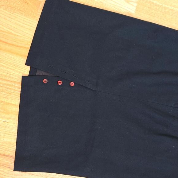 Vintage Michelle Stuart women's Black wool pencil skirt - Picture 8 of 9